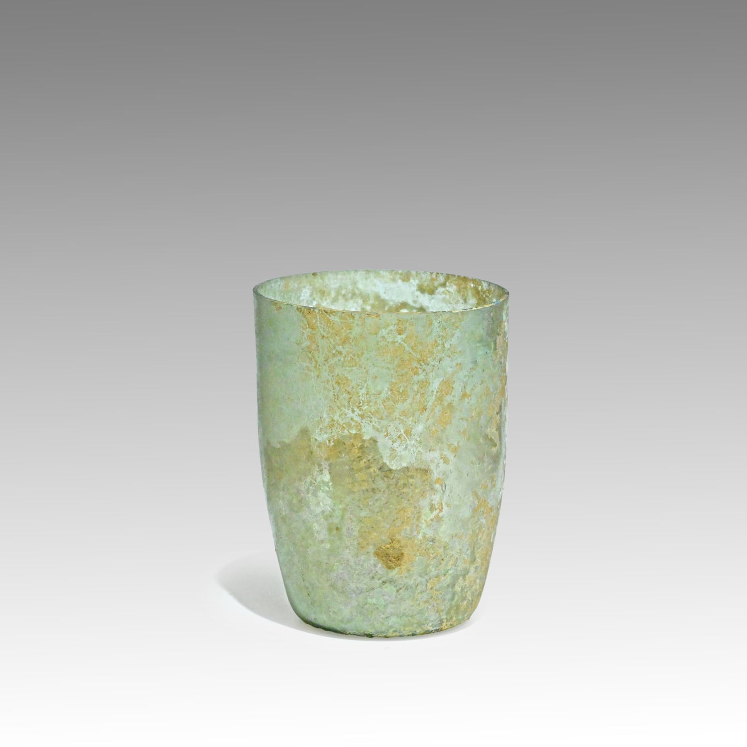 Roman glass beaker, Roman Imperial Period, ca. 1st century CE