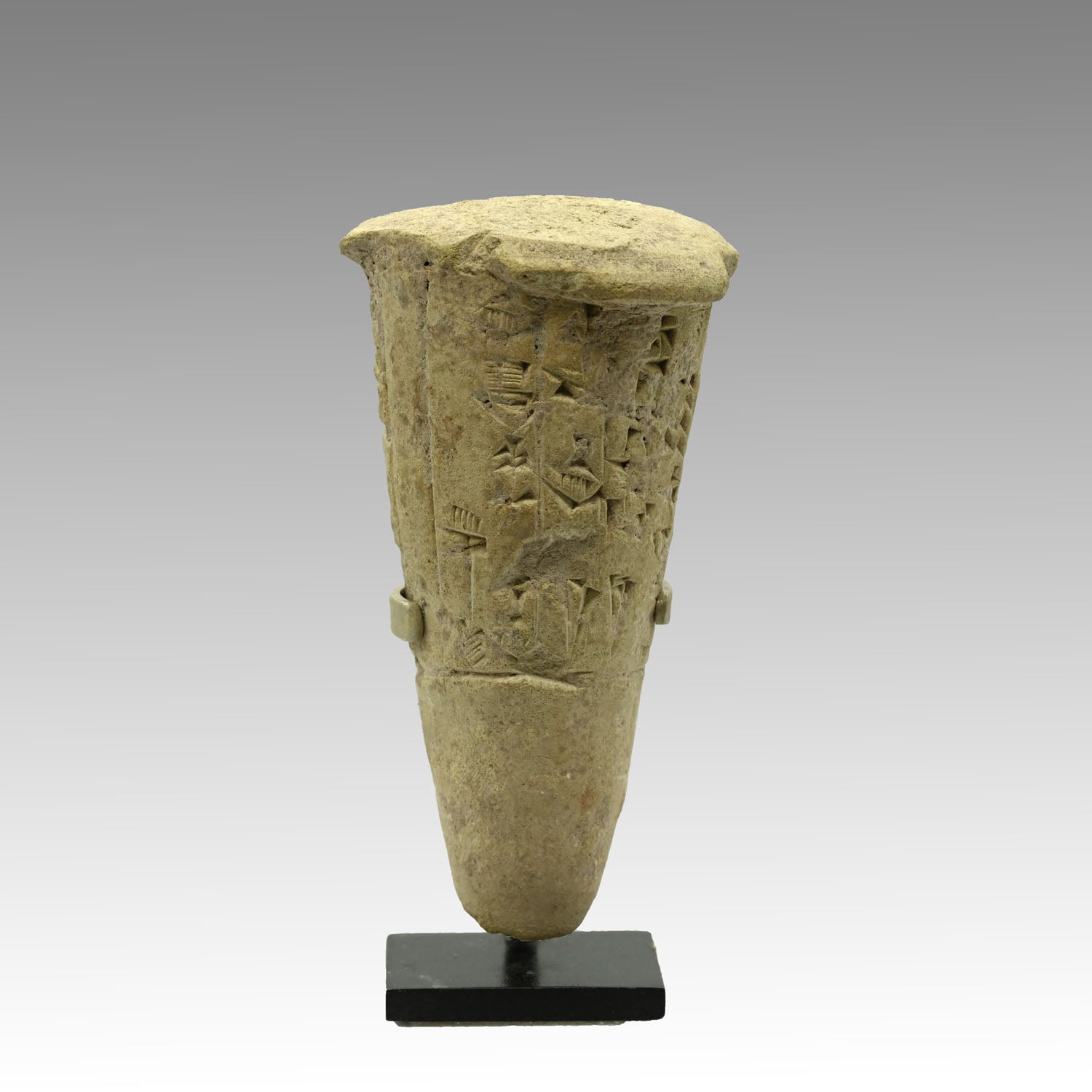 A Sumerian Foundation Cone of Gudea Dedicated to Ningirsu, Second dynasty of Lagash, reign of Gudea, ca. 2141-2122 BCE