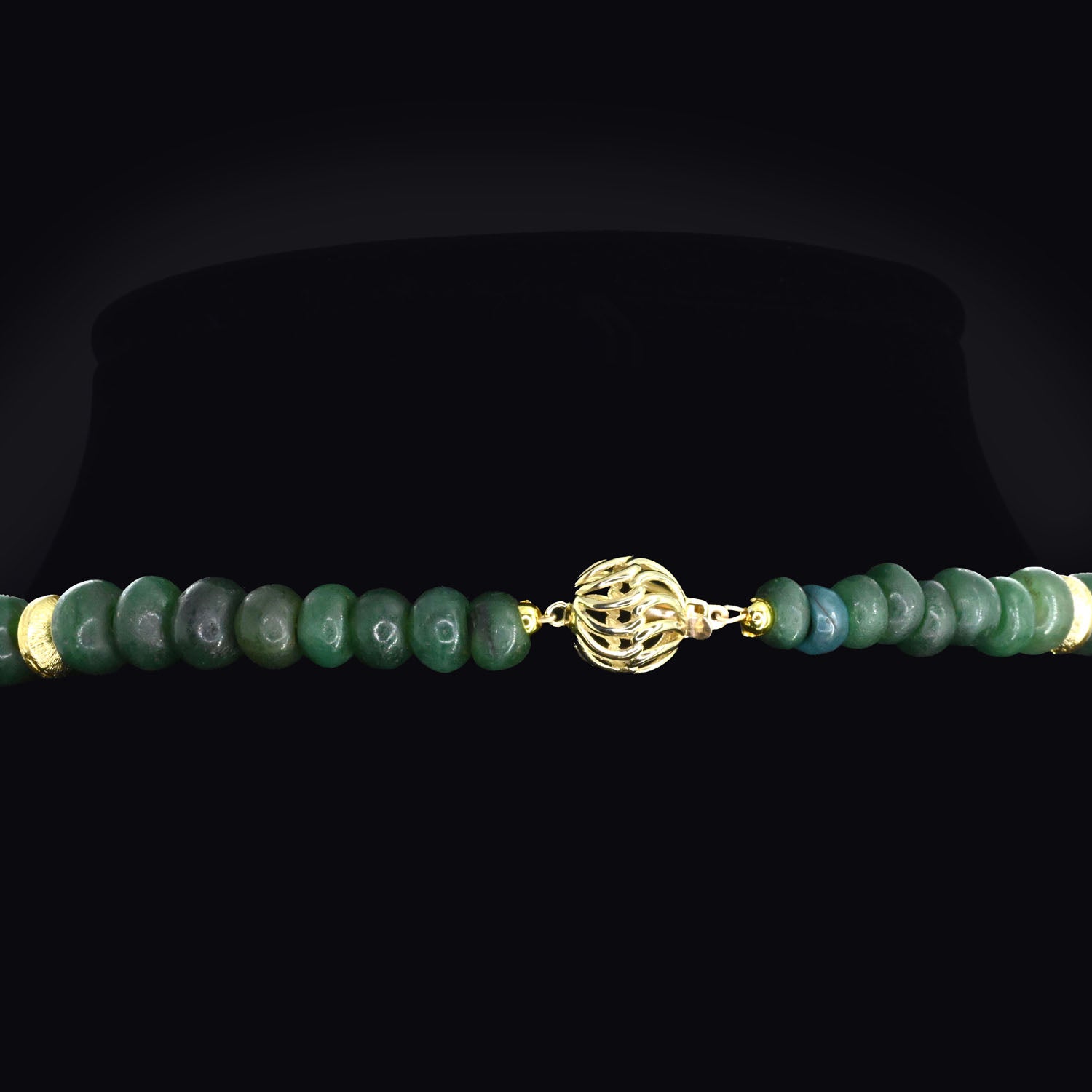 A fine Olmec Jade Bead Necklace, Pre-Classical Period, ca. 1100 - 400 BCE