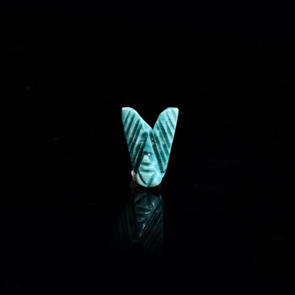 An Egyptian glazed Steatite Amulet of a Fly, New Kingdom, ca. 1539-1077 BCE