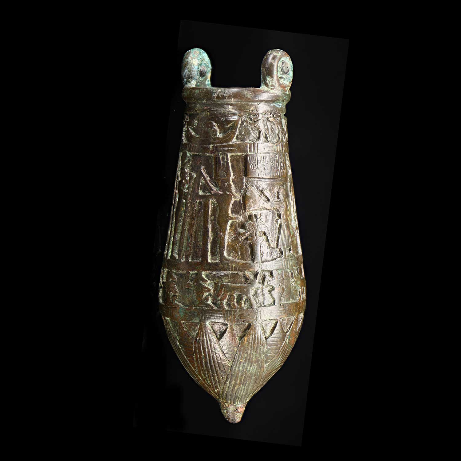 An Egyptian Bronze Situla, 26th Dynasty, ca. 664 - 525 BCE - Sands of Time Ancient Art