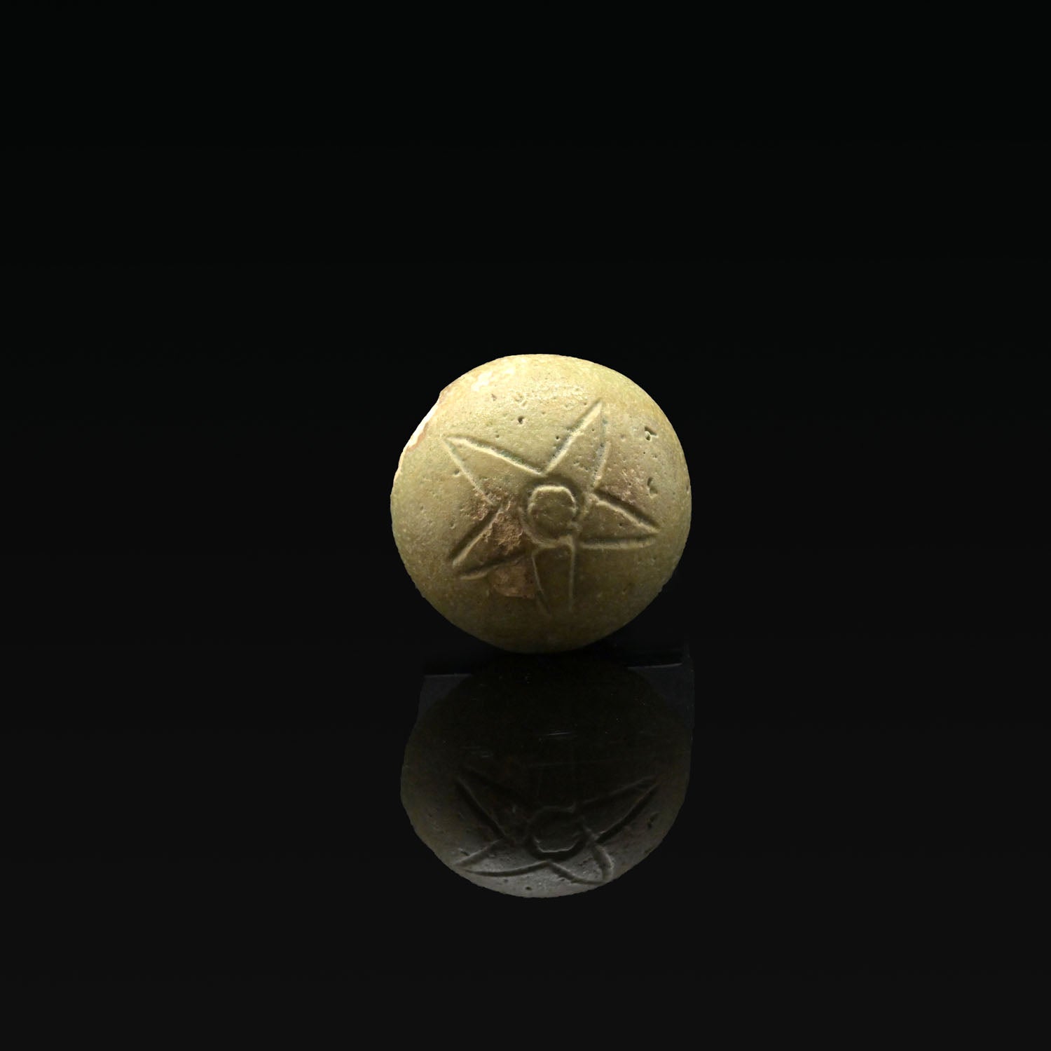 An Egyptian Faience Decorative Element, New Kingdom, ca. 1550-1069 BCE