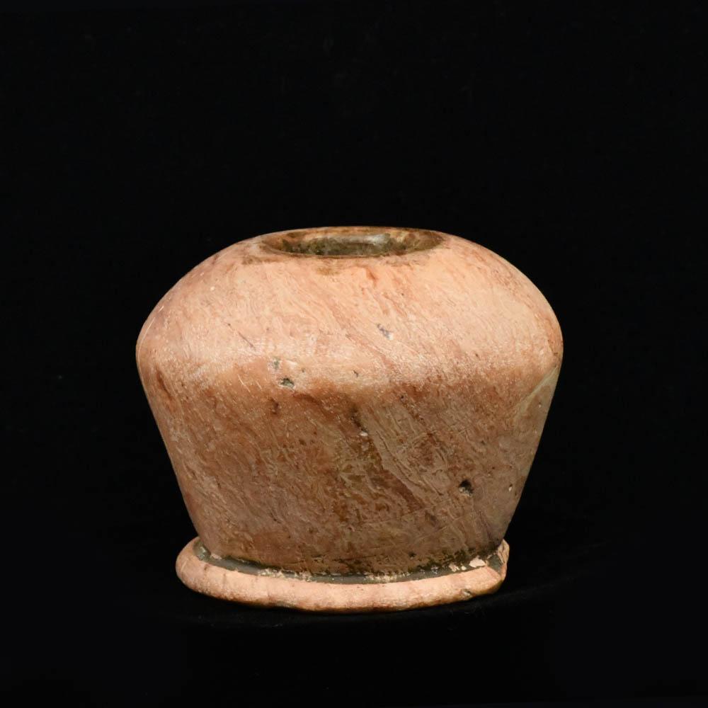 An Egyptian Lidded Cosmetic Jar, Middle Kingdom, ca. 2030-1640 BCE
