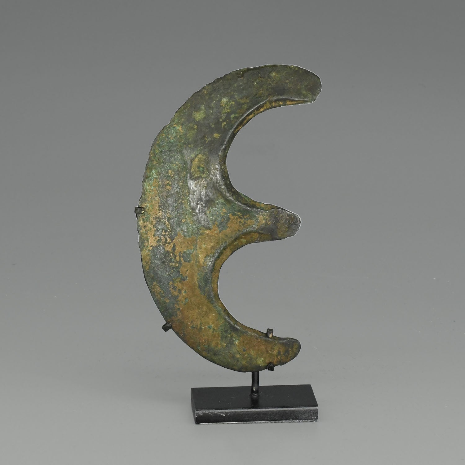 A rare Egyptian Epsilon Copper Battle Axe, Middle Kingdom, Dynasty 11- 12, ca. 2040 - 1786 BCE