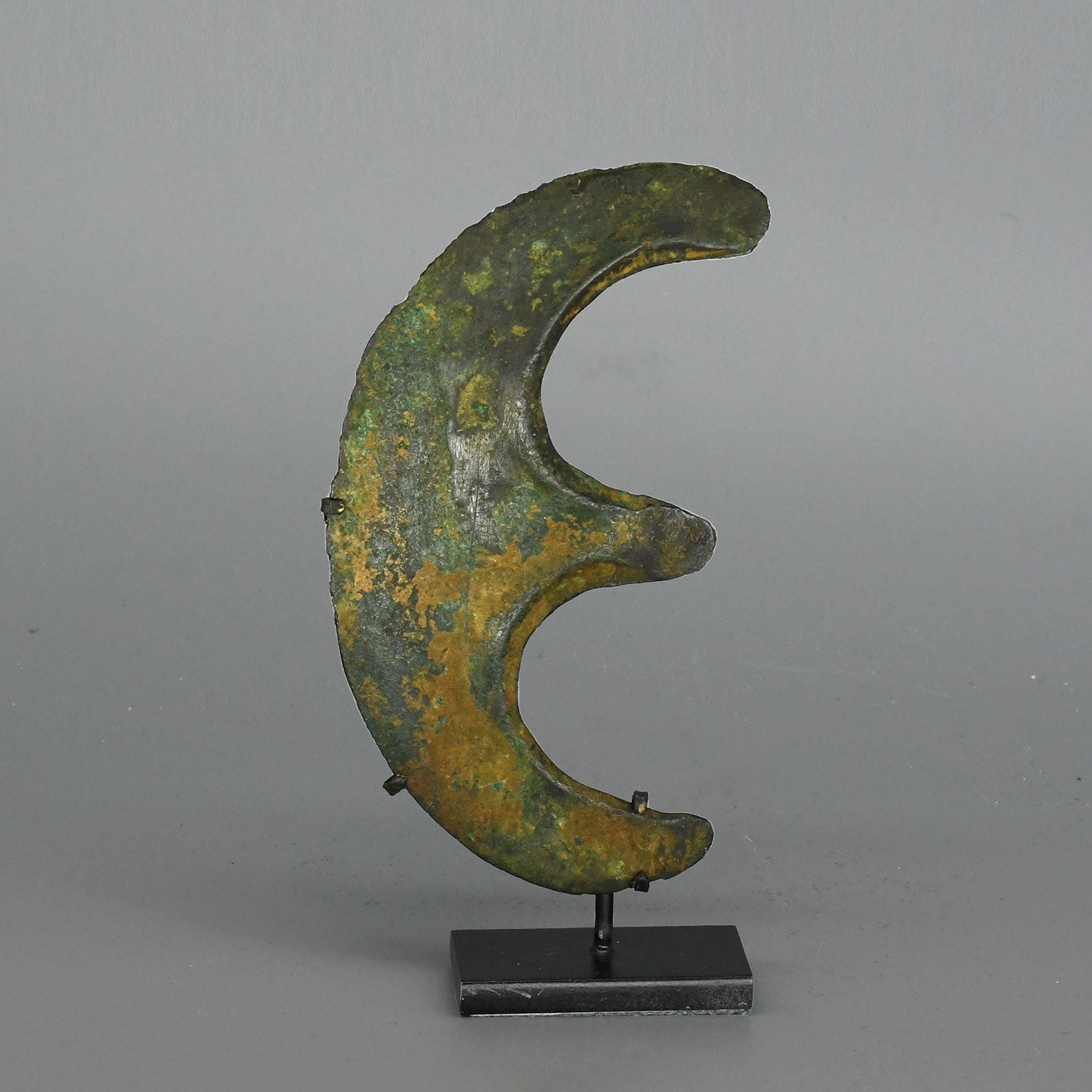 A rare Egyptian Epsilon Copper Battle Axe, Middle Kingdom, Dynasty 11- 12, ca. 2040 - 1786 BCE