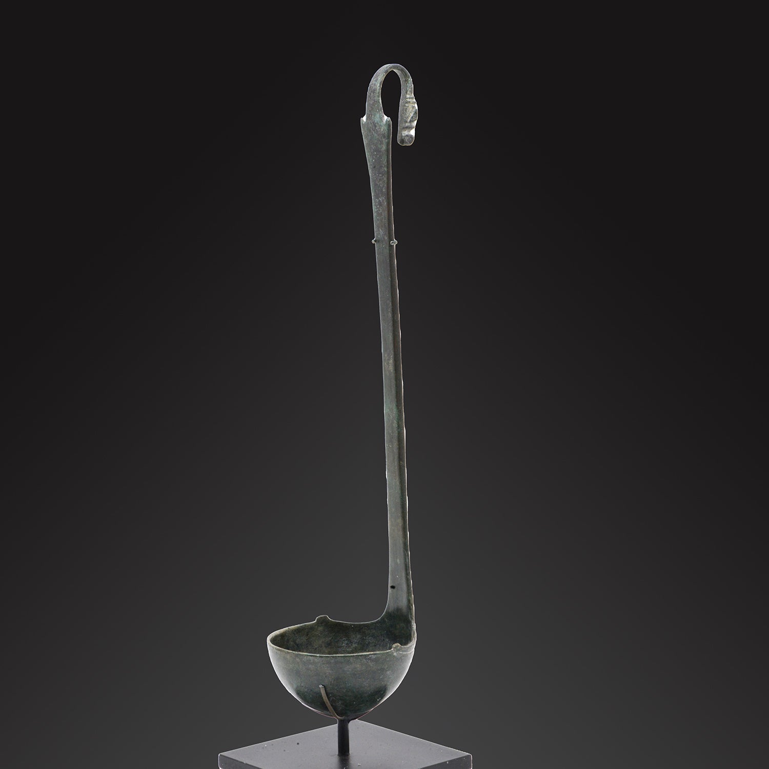 A fine Greco-Roman Bronze Ladle of Pompeian style<br><em>ca. 1st century BCE/CE</em>