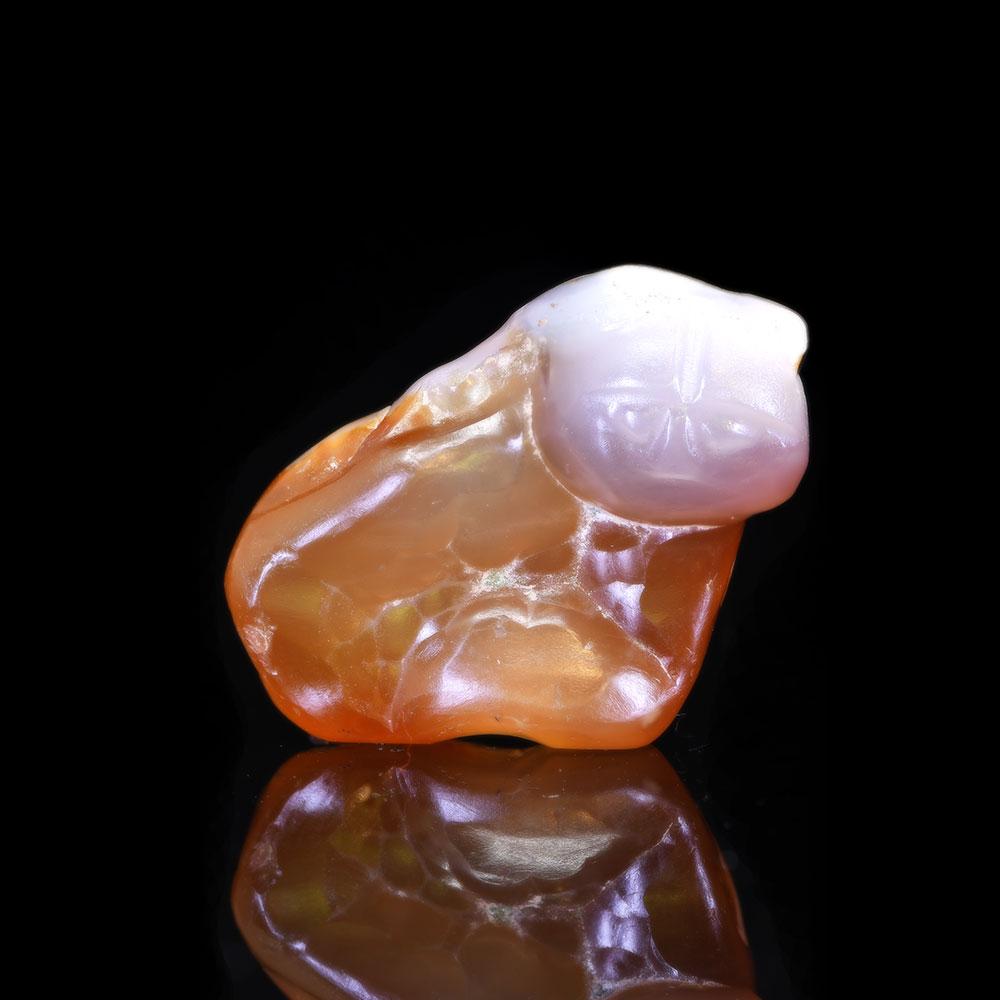 A Near Eastern Carnelian Lion Amulet, Proto-Elamite period, ca. 3100 - 2700 BCE