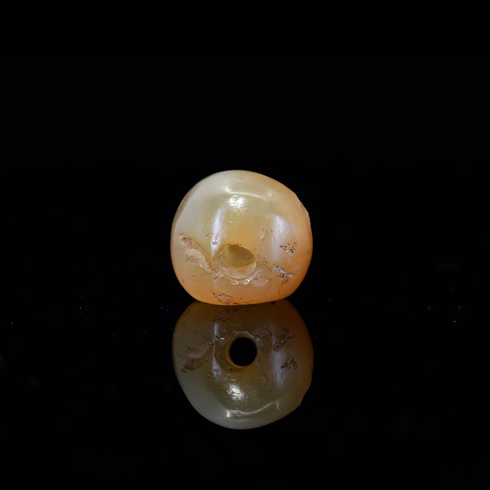 A Sasanian Chalcedony Dome Seal, Late Sassanian Period, ca. 5th - 6th century CE