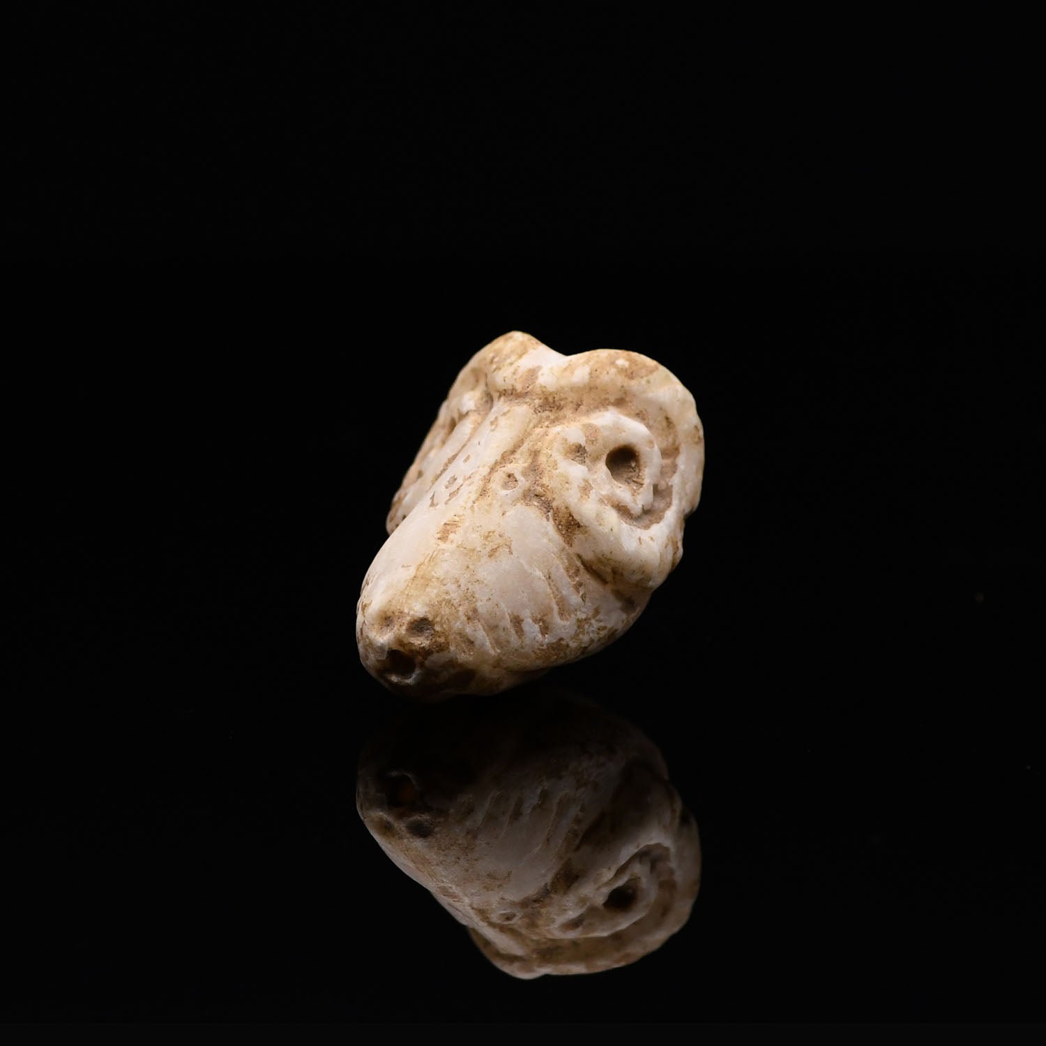 Near Eastern Alabaster Ram's Head Weight, ca. 2nd millennium BCE