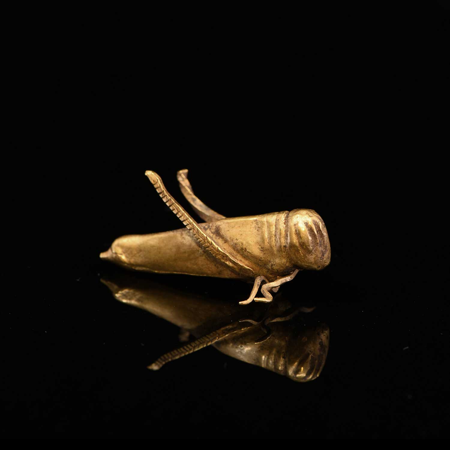 A Published Biblical Canaanite gold Locust, ca. 11th century BCE - Sands of Time Ancient Art