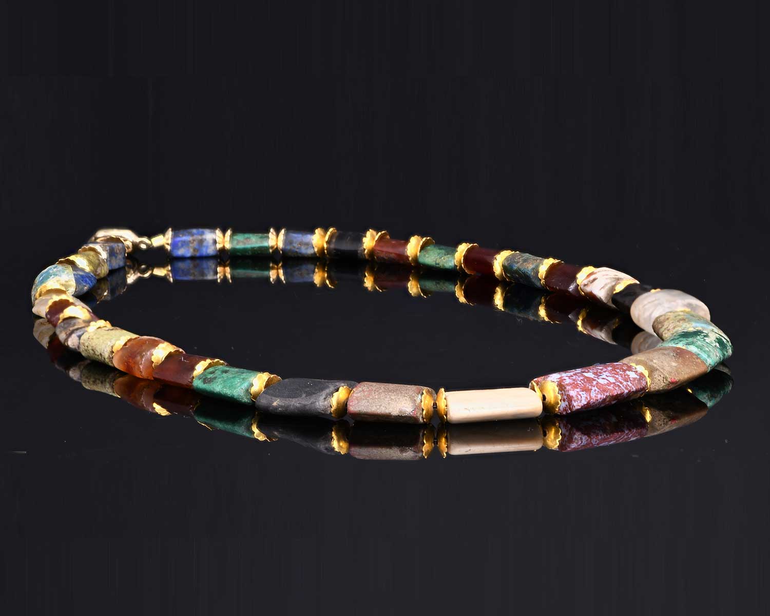 A superb Western Asiatic Gemstone Necklace, ca. 2nd millennium BCE - 1st century CE