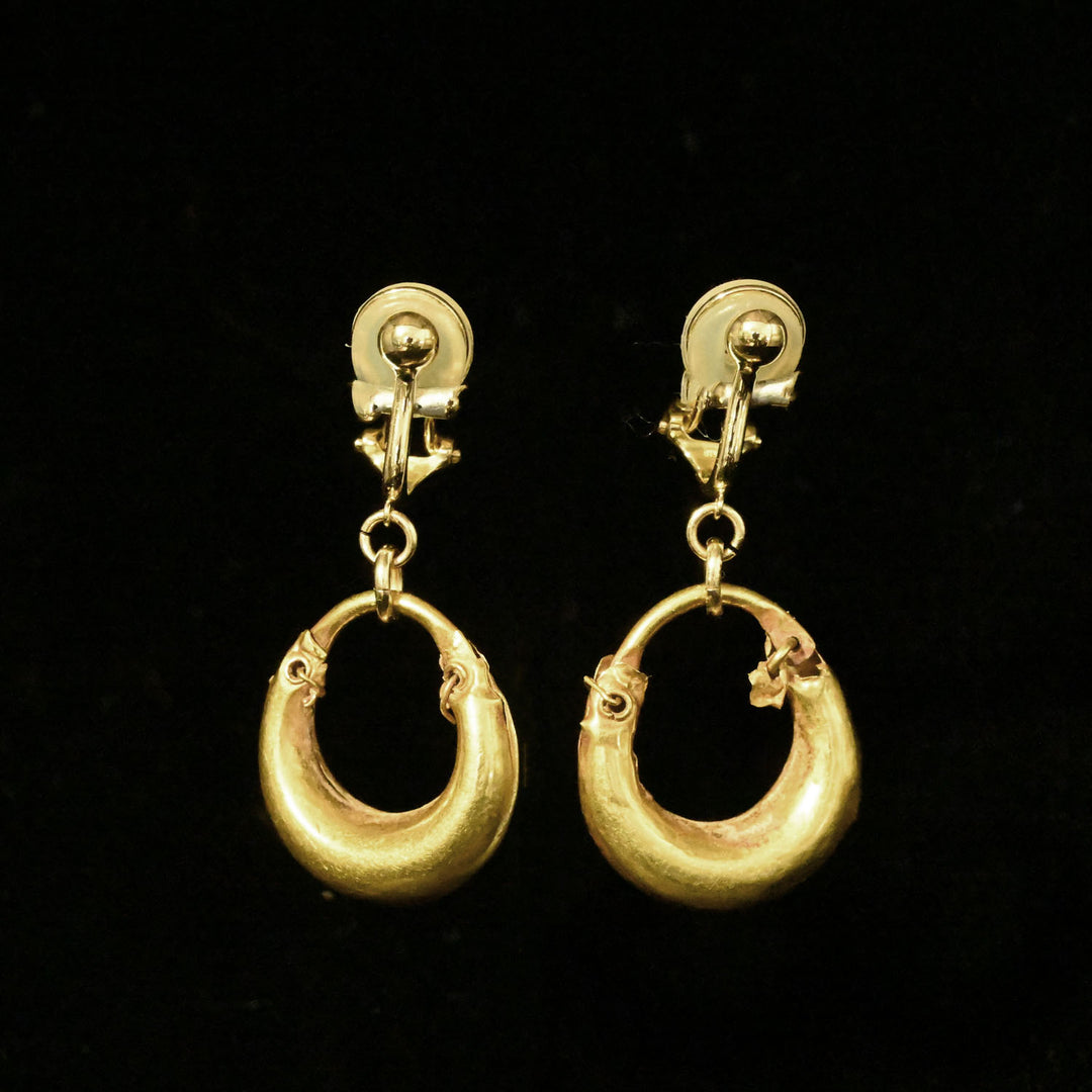 A pair of Parthian gold Earrings, ca. 200 BCE - 200 CE