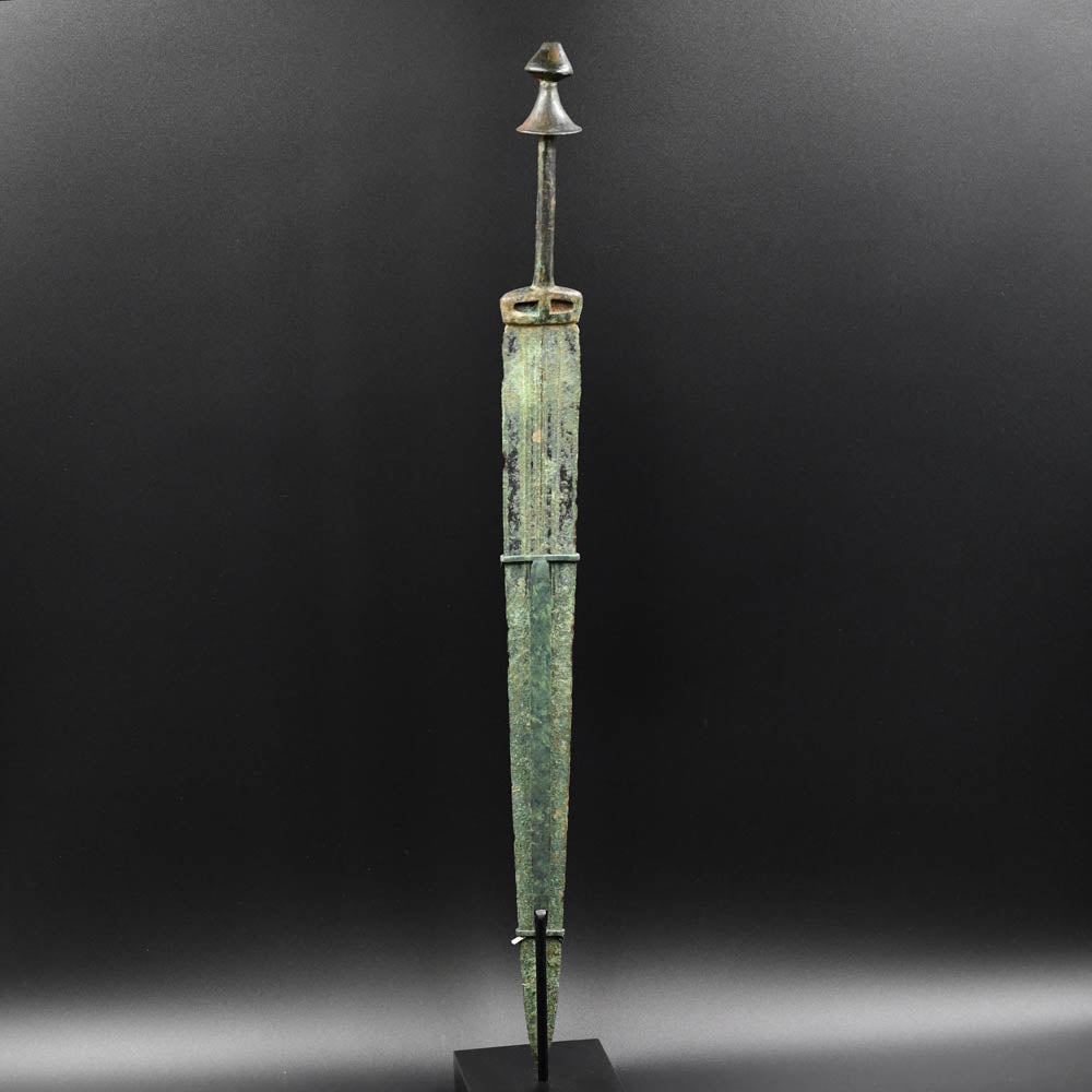 A Luristan Double Bell Pommel Bronze Sword, ca. 1000 - 800 BC