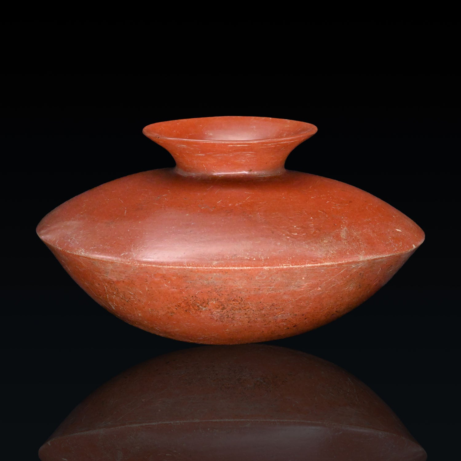 A large Colima Redware Saucer Olla<br><em>ca. 100 BCE - 250 CE</em>