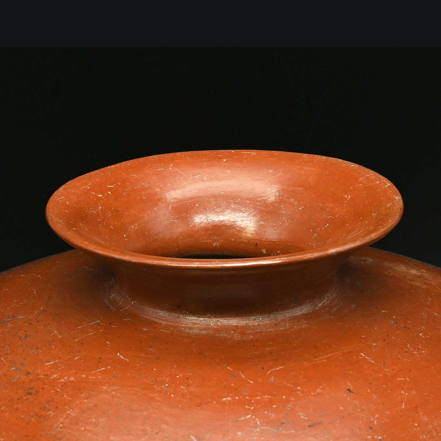 A large Colima Redware Saucer Olla<br><em>ca. 100 BCE - 250 CE</em>