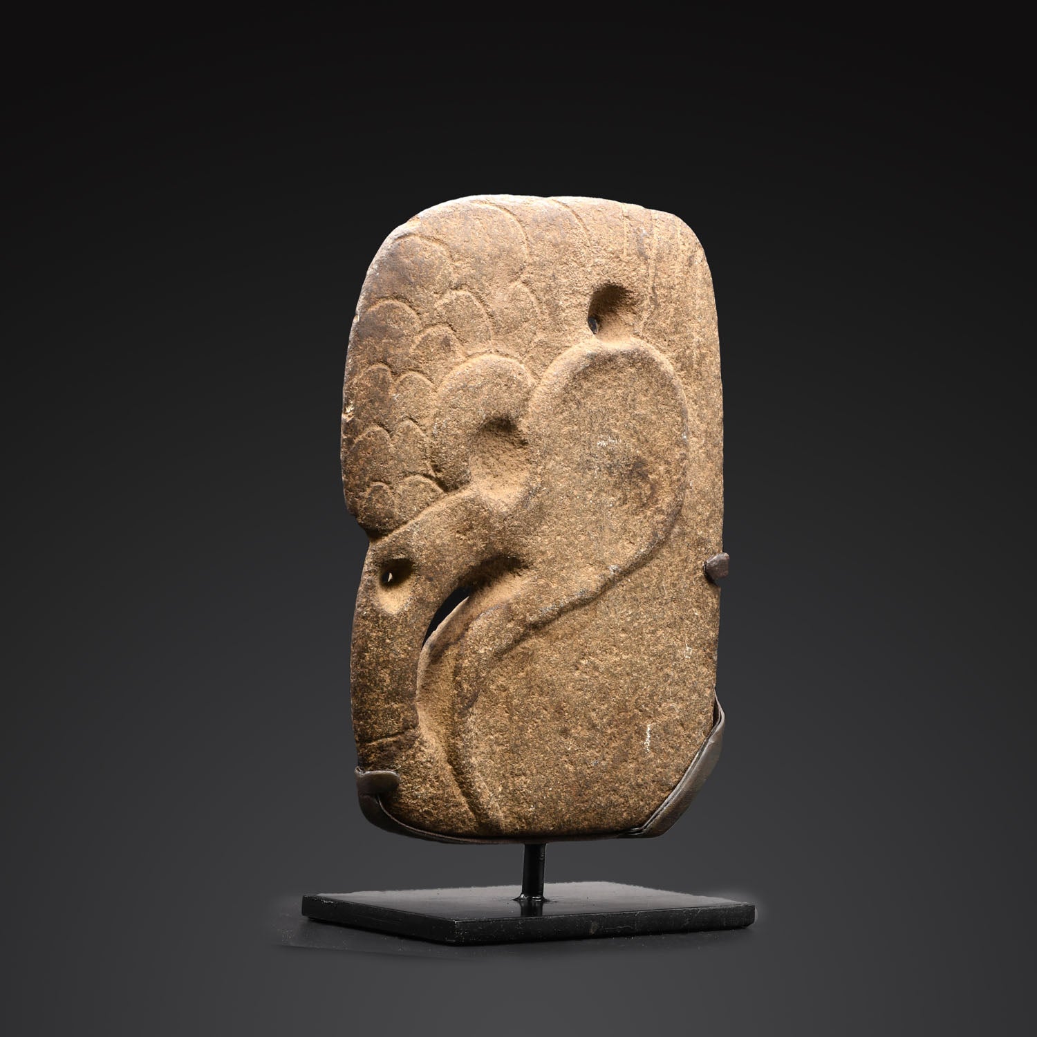 A fine Mayan Stone Vulture Hacha, ca. 500 - 800 CE