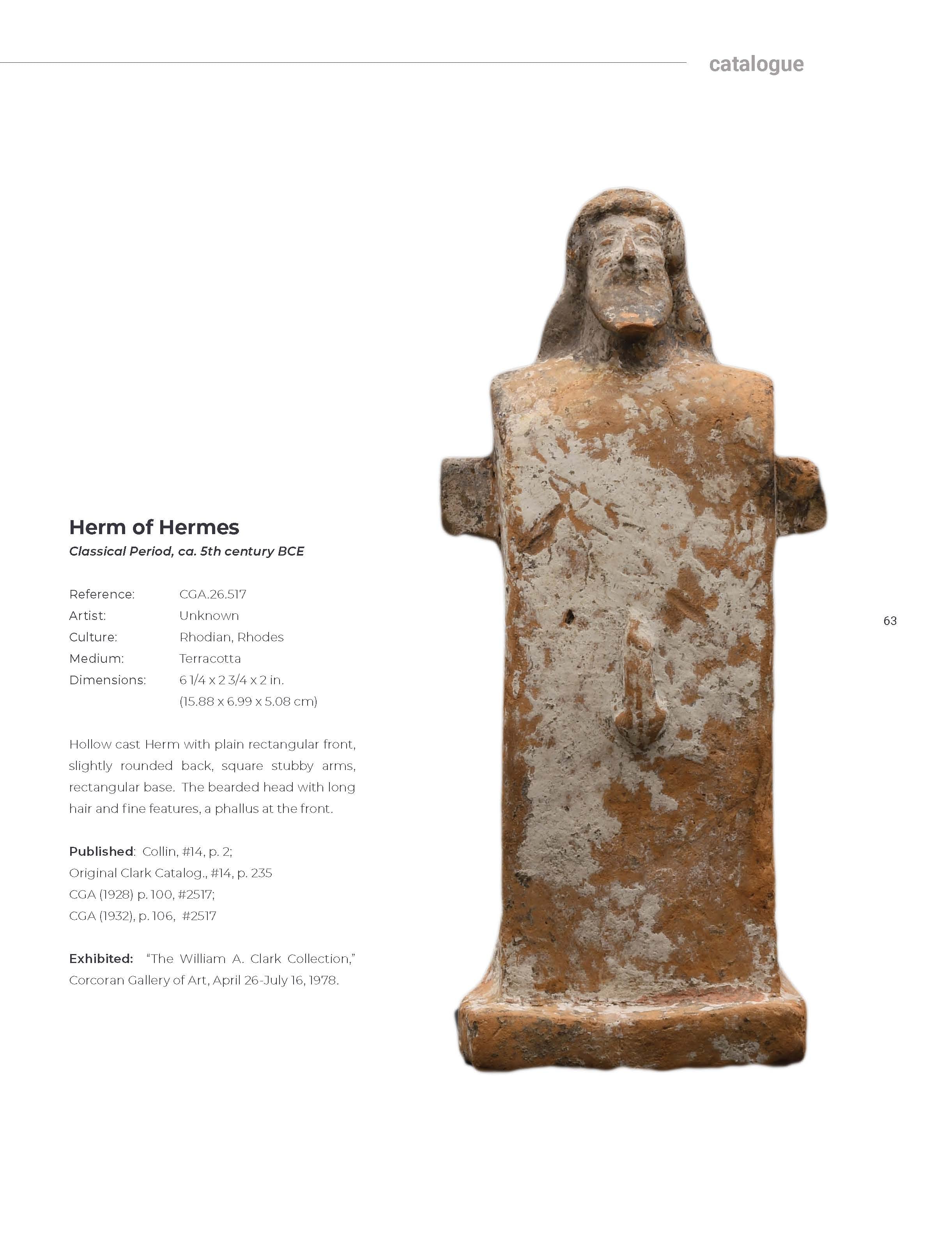 The Senator William A Clark Collection of Ancient Art