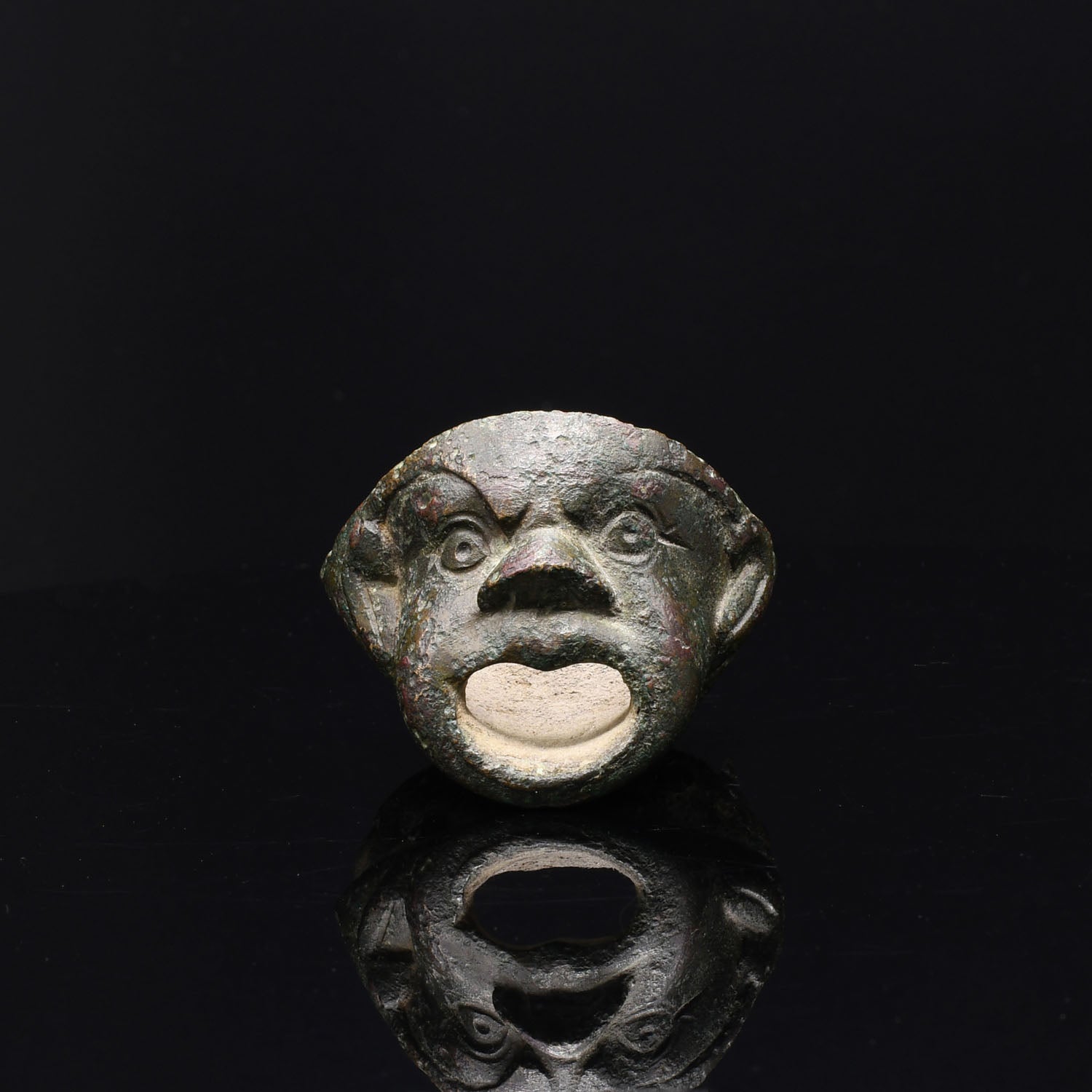 A Roman Bronze Oil Lamp Spout, Roman Imperial Period, ca. 1st century CE