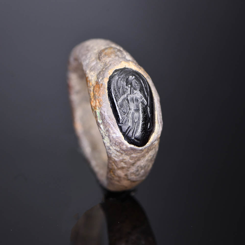 A Late Roman Silver Finger Ring, Late Roman Imperial Period, ca. 3rd - 5th century CE