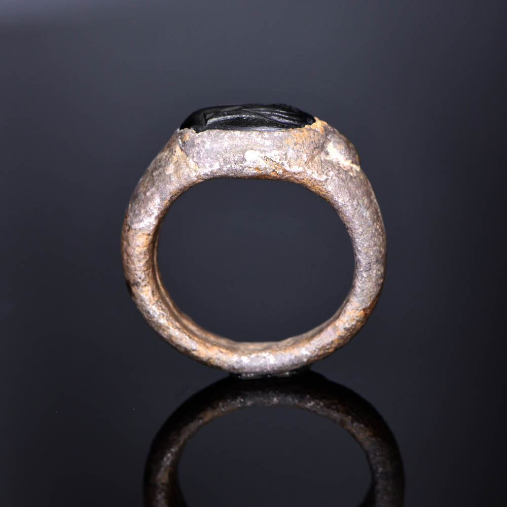 A Late Roman Silver Finger Ring, Late Roman Imperial Period, ca. 3rd - 5th century CE