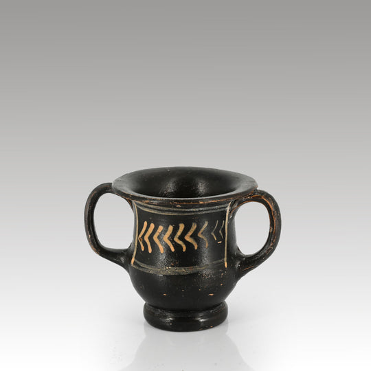 An Apulian Xenonware Miniature Kantharos, ca. 4th century BCE