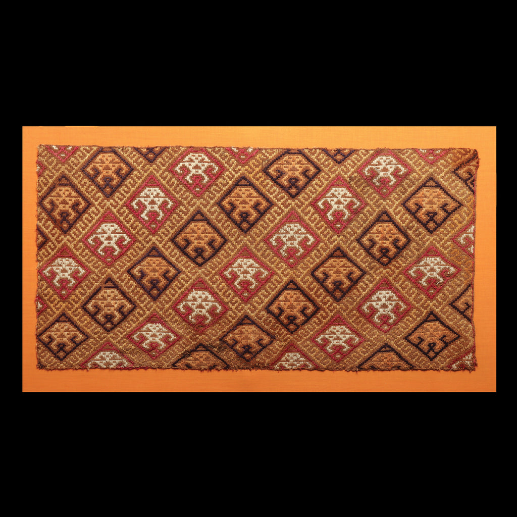 A Chancay Embroidered Textile Panel, ca. 1000 - 1250 CE