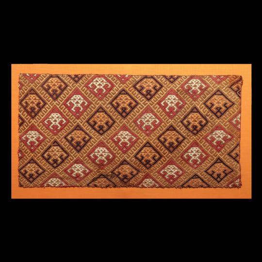 A Chancay Embroidered Textile Panel, ca. 1000 - 1250 CE