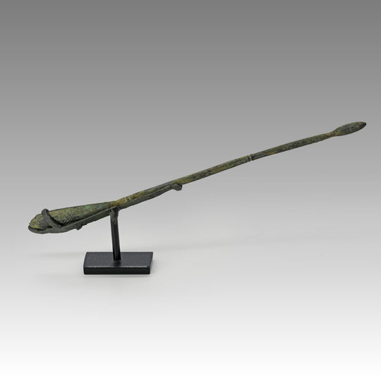 A Roman Bronze Medical Cyathiscomele, Roman Imperial Period, ca.  1st - 2nd century CE