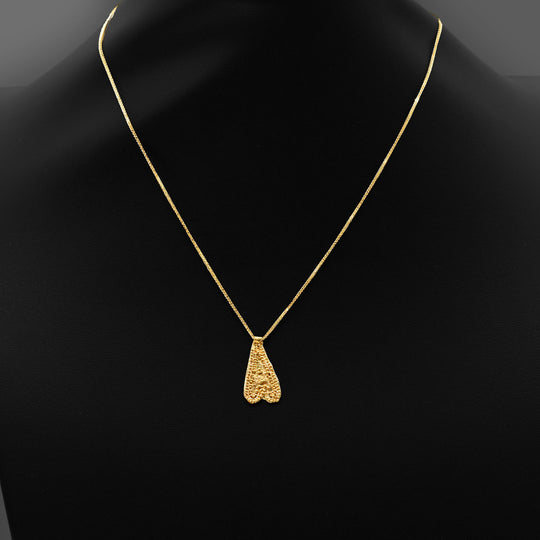 A Greek Gold Heart Shaped Pendant, Hellenistic Period, ca.  3rd - 1st century BCE