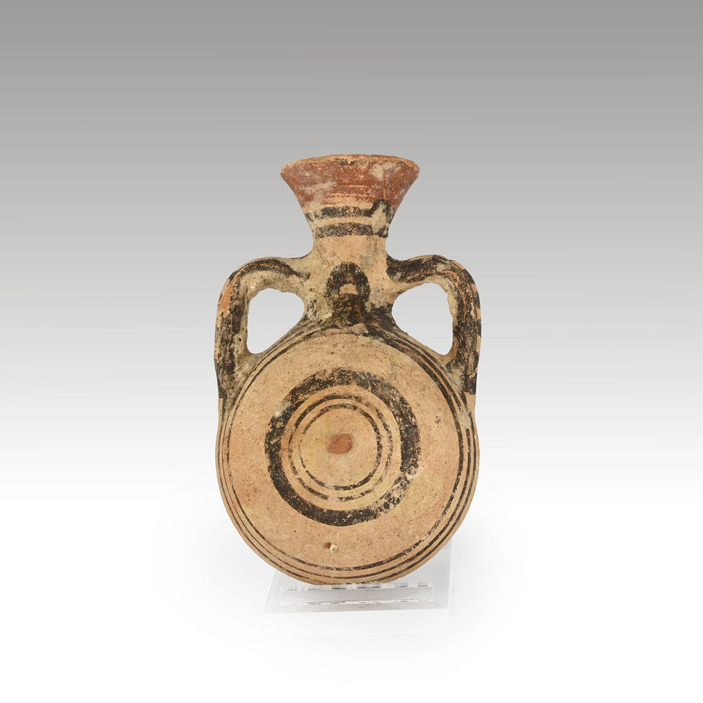A Cypriot Terracotta Pilgrim Flask, ca. 500 BCE