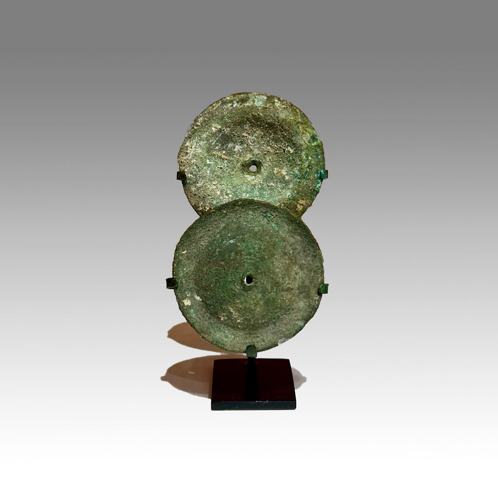 A pair of Israelite Bronze Cymbals, ca. 930 BCE
