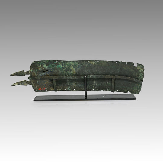 A Roman/Samnite Bronze Gladiator Belt Fragment, ca. 350–325 BCE