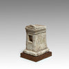 Egyptian Limestone Miniature Votive Shrine (Naos), Late Period, ca. 664 - 332 BCE