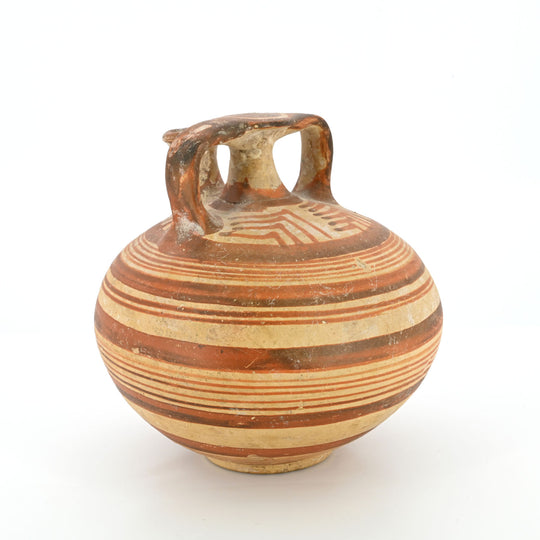 Mycenaean Pottery Stirrup Jar, Late Helladic II, ca. 1200 - 1100 BCE