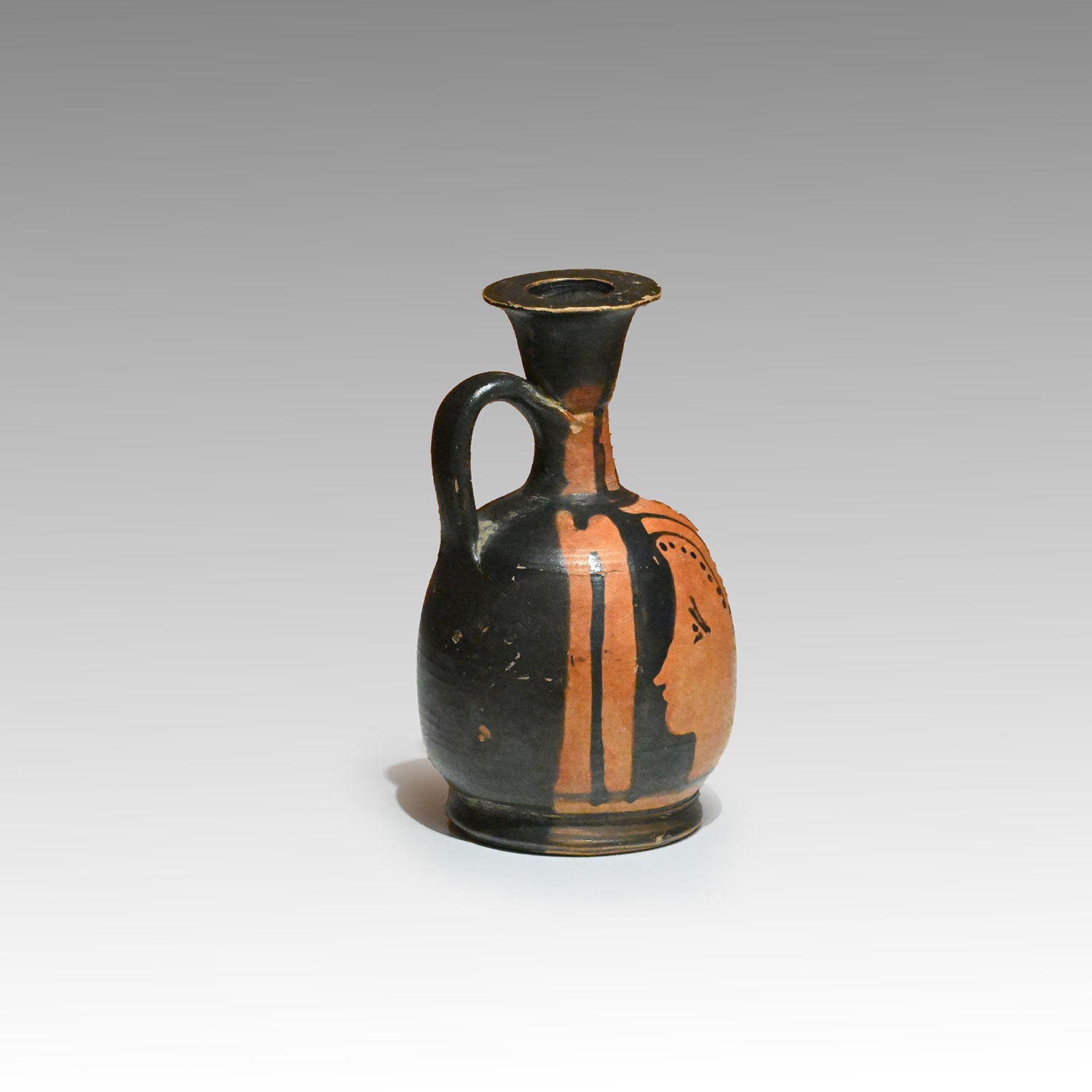 Apulian Redware Squat Lekythos, Magna Graecia, ca. 4th century BCE