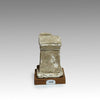Egyptian Limestone Miniature Votive Shrine (Naos), Late Period, ca. 664 - 332 BCE