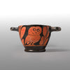 An Attic Red Figure Owl Skyphos, ca. 450 - 400 BCE