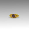 A Prized Late Roman Gold and Ruby Finger Ring, ca. 3rd - 4th century CE