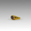 A Prized Late Roman Gold and Ruby Finger Ring, ca. 3rd - 4th century CE