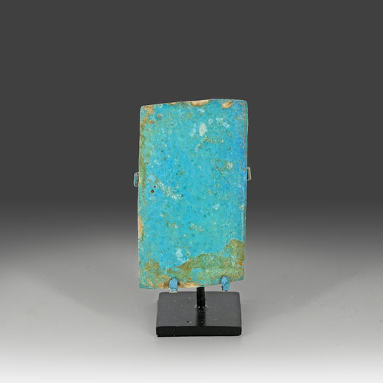 An Egyptian Blue Glazed Faience Tile, Old Kingdom, time of Djoser, ca. 2668 - 2649 BCE