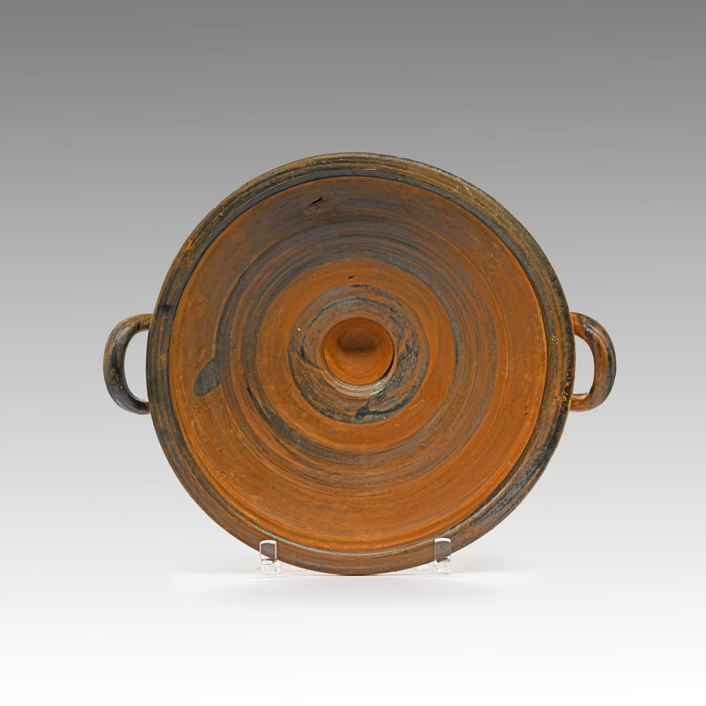 A Boeotian Glazed Kylix, Classical Period, ca. 5th century BCE