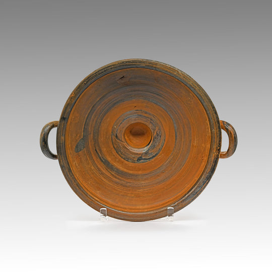 A Boeotian Glazed Kylix, Classical Period, ca. 5th century BCE