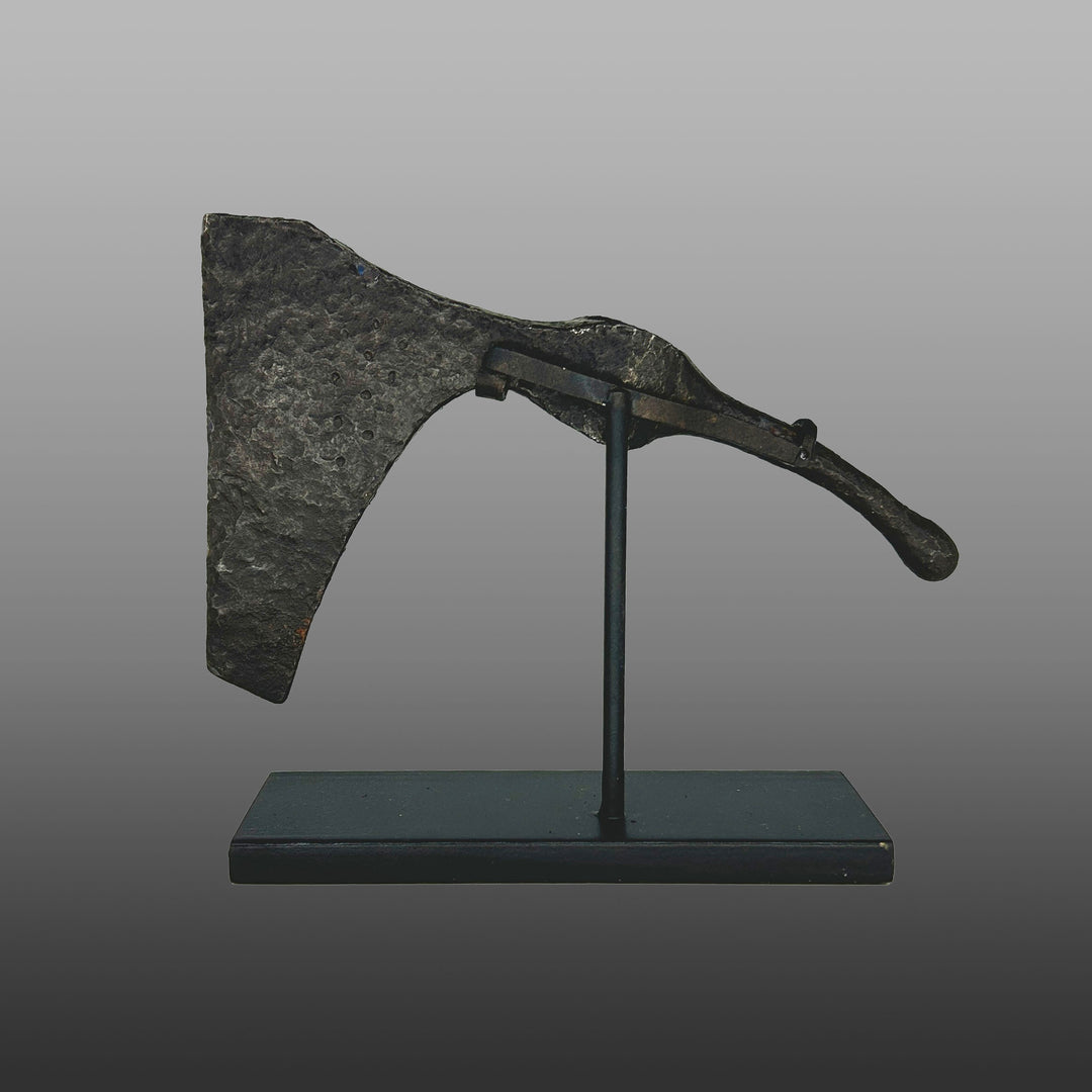Kievan Rus Iron Axehead, Viking Period, ca. 9th - 11th century CE