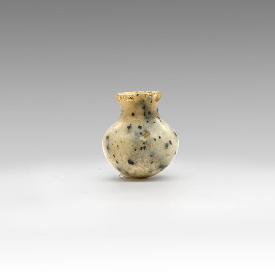 An Egyptian Miniature Gneiss Votive Vessel, Old Kingdom, ca. 2730 - 2544 BCE