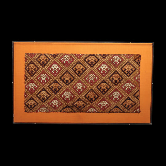A Chancay Embroidered Textile Panel, ca. 1000 - 1250 CE