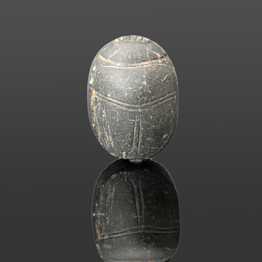 An Egyptian Stone Heart Scarab, Late Period, ca. 664 - 332 BCE