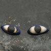 A pair of Egyptian Lapis Lazuli Eye Inlays, New Kingdom, ca. 1550 - 1069 BCE