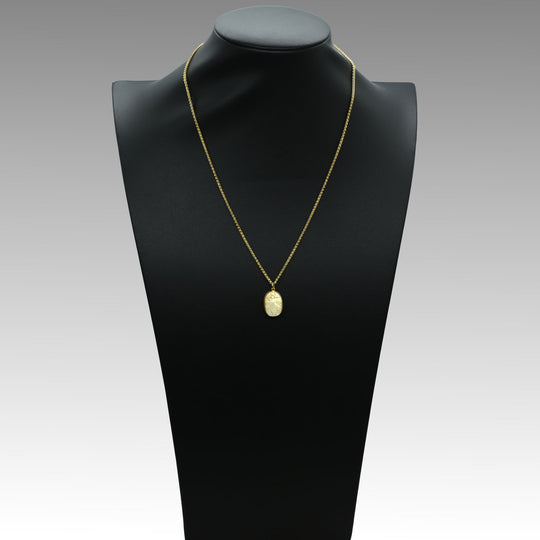 An Egyptian Steatite Scarab set as a pendant, 2nd Intermediate Period, ca. 1730 BCE