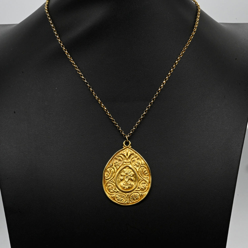 A Byzantine Gold Repousee Pendant, Late 6th–7th century CE