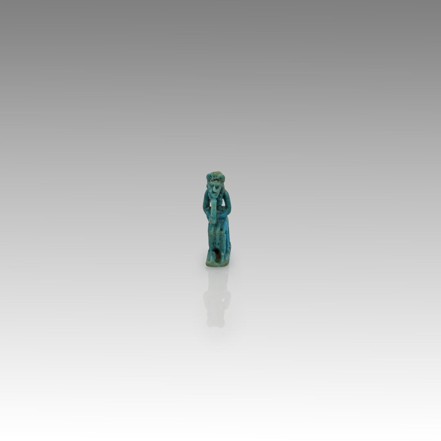 An Egyptian Faience Amulet of Lion-headed Goddess, 21st Dynasty , ca. 1069 - 945 BCE